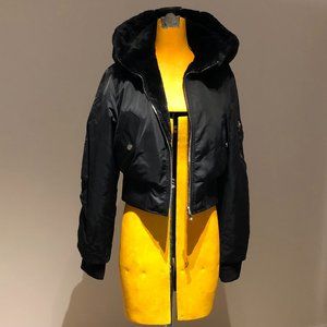 Topshop Crop Bomber Jacket